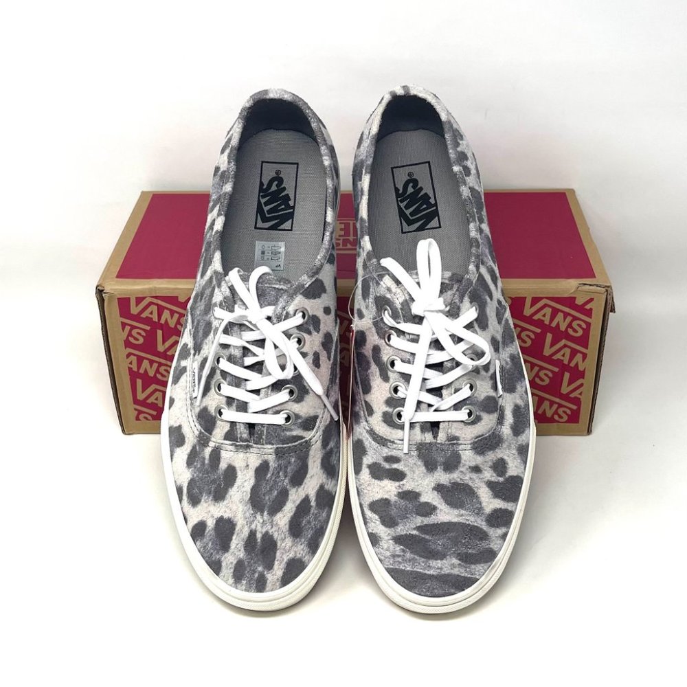 Vans Authentic Leopard Casual Low Top Shoes Women's Size Suede VN0A5HZS9FS Desc - Picture 4 of 11